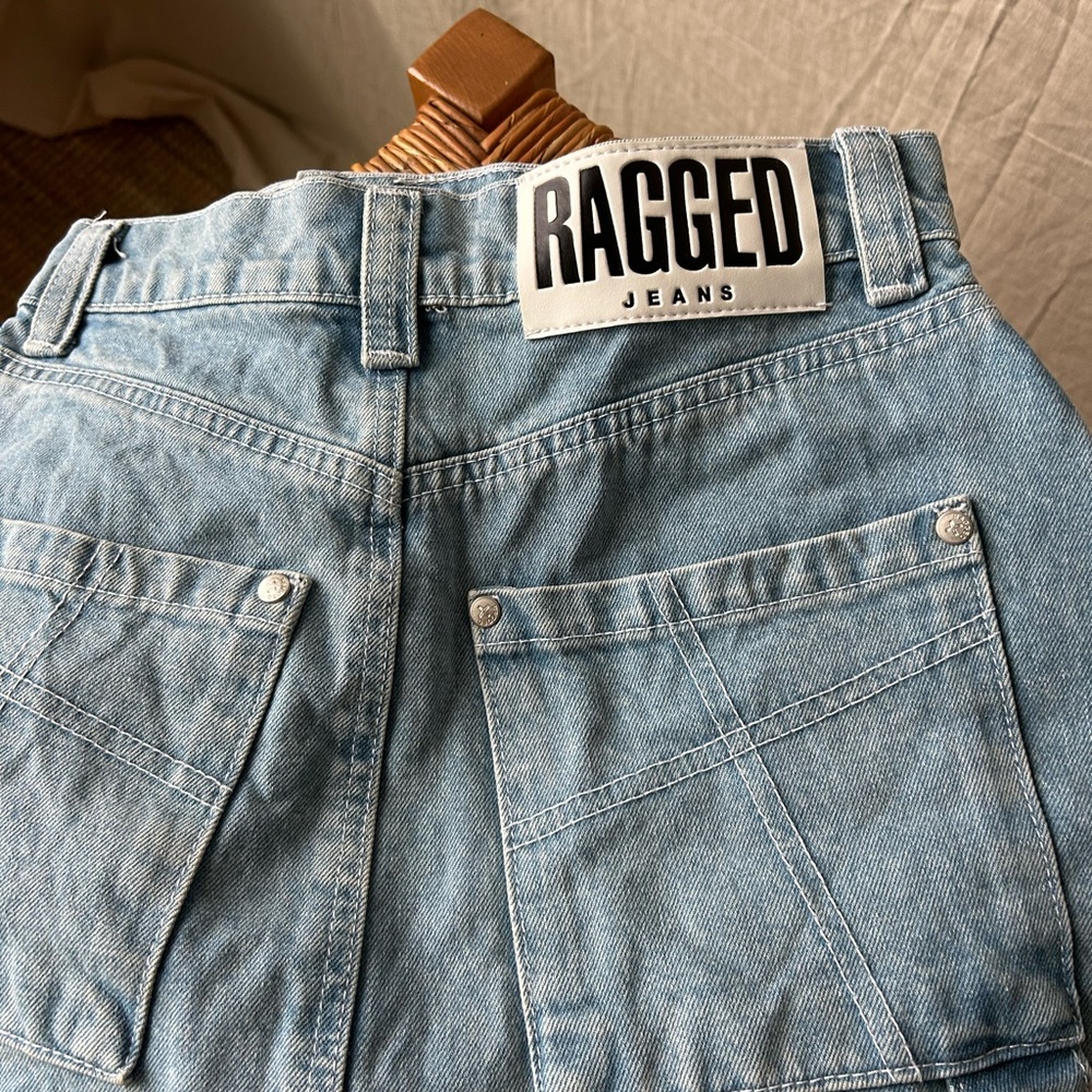 The Ragged Priest Denim Midi Skirt